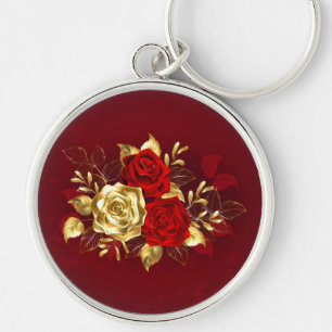 Chaveiro Três Rosas de joalharia