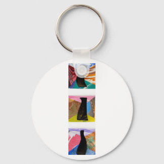 Chaveiro Três Vases Pretas