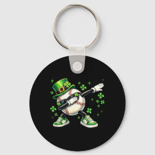 Chaveiro Trevo de Dabbing de Beisebol Dia de São Patrício M