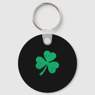 Chaveiro Trevo de Quatro Folhas Engraçado Shamrock Irlandês