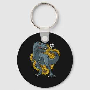 Chaveiro Trex Jogando Futebol Girassol Divertido Futebol Di
