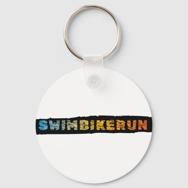 Chaveiro Triathlon design (Frente)