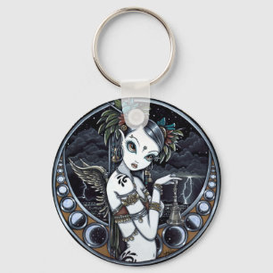 Chaveiro tribal gótico da arte do dançarino da