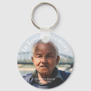 Chaveiro Tributo Memorial Personalizado de Foto Customizada