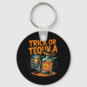 Chaveiro Trick or Bartender Homens Mulheres Funny Halloween