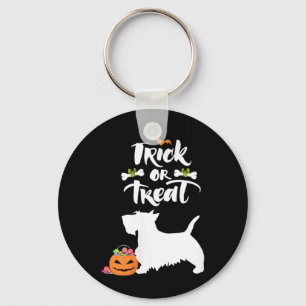 Chaveiro Trick Or Treat Scottie Terrier Escocês Feminino