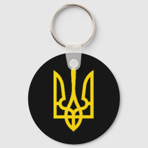 Chaveiro Tridente Dourado Zelensky Ucrânia Tridente Ucrania