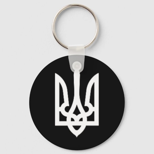 Chaveiro Tridente Ucraniano Volodymyr Zelensky Presidente D (Frente)
