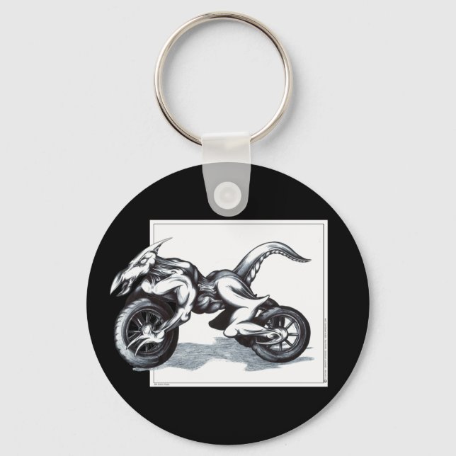 Chaveiro Trike Biomecânica Dracônica (Frente)