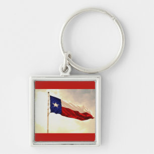 Chaveiro Trilha de Chaves do Texas Flag Lone Star