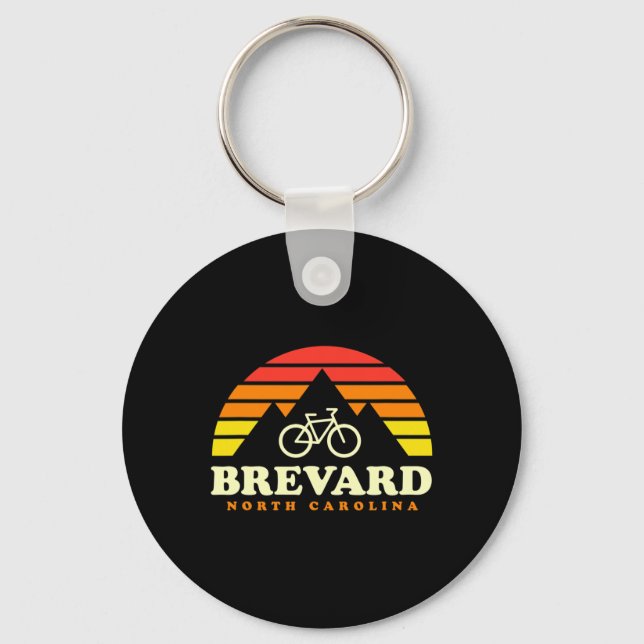 Chaveiro Trilhas de mountain biking Brevard Carolina do Nor (Frente)