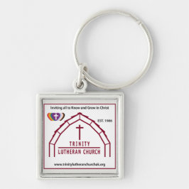 Chaveiro Trindade com a cadeia de teclas do logotipo RIC