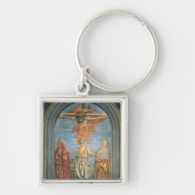 Chaveiro Trindade santamente com St Jerome (fresco) (Frente)