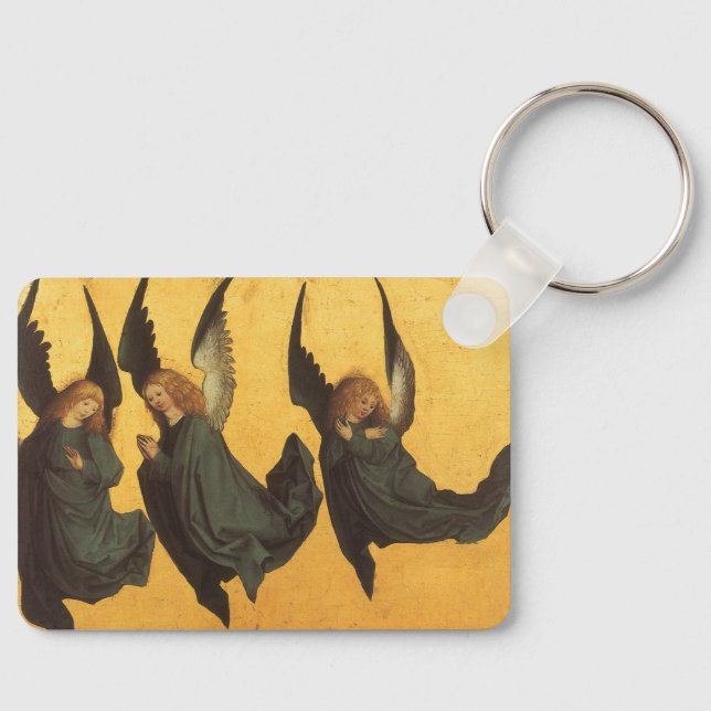 Chaveiro Trio de Anjos Renascentistas por Mestre do Lar (Frente)