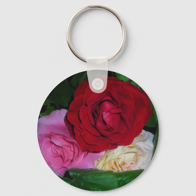 Chaveiro Trio de Rosas (Frente)
