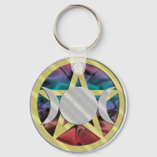 Chaveiro triplo de Wicca da deusa