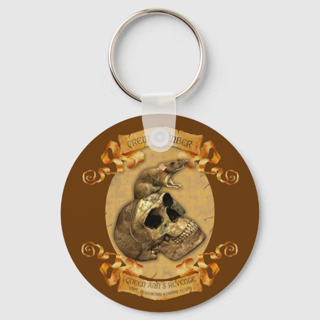 Chaveiro Tripulação de Barras Negras (Frente)