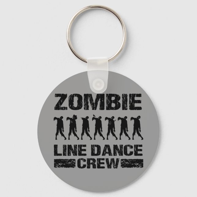 Chaveiro Tripulação de Dança da Linha Zombie (Frente)