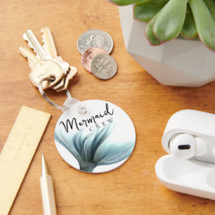 Chaveiro Tripulação de Sereia Luxe   Turquoise Teal Bride