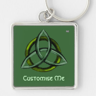 Chaveiro Triquetra (verde)