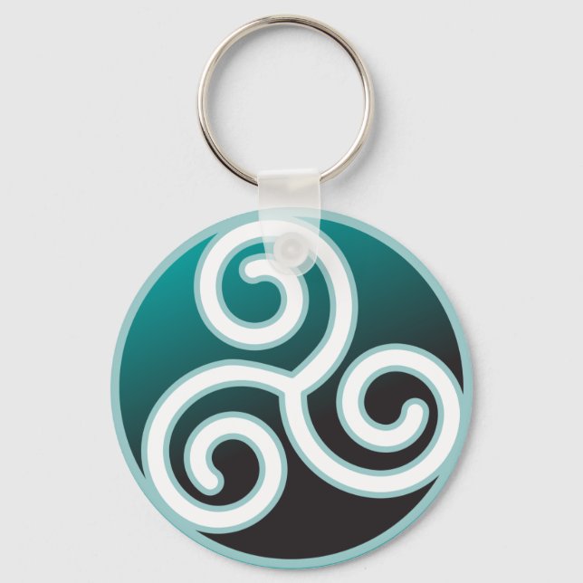 Chaveiro Triskele Celtic Spiral (Frente)