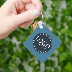 Chaveiro Troca de logotipo e código QR para seus funcionári