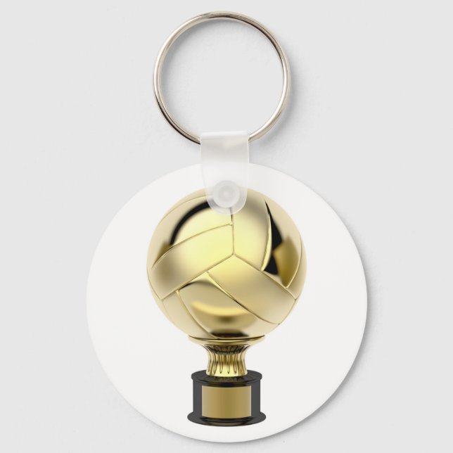 Chaveiro troféu Dourado de voleibol (Frente)