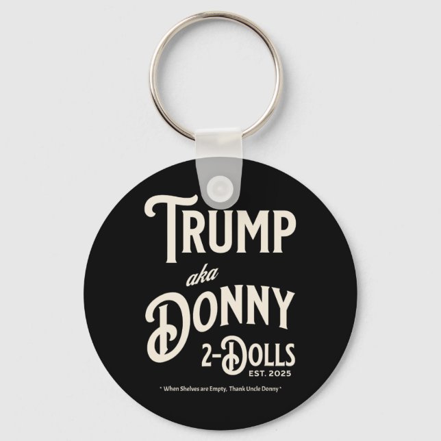 Chaveiro Troll Trump Donny Dois Bonecos 2 Bonecos No Natal  (Frente)