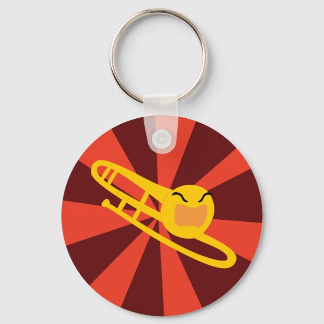 Chaveiro Trombone envelhecida (Frente)
