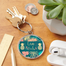 Chaveiro Tropicais Coloridos ao Vivo Aloha