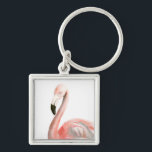 Chaveiro Tropical Flamingo Bird<br><div class="desc">Pássaro Tropical Flamingo. Naomi McCavitt. ID da imagem: 145974Z.</div>