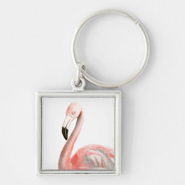 Chaveiro Tropical Flamingo Bird (Frente)