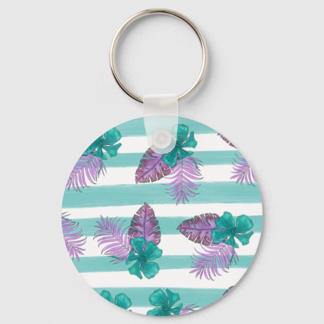 Chaveiro Tropical Floral Umbrella (Frente)