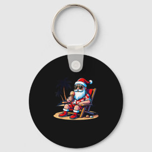 Chaveiro Tropical Summer Engraçado Havaiano Papai Noel Nata