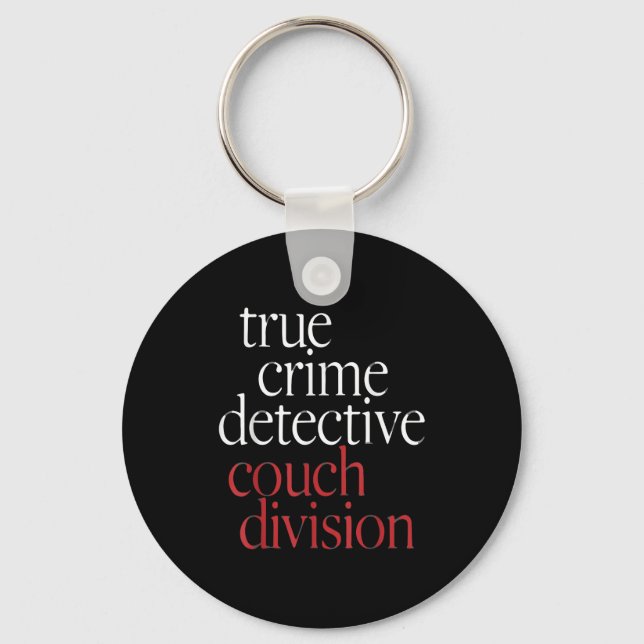 Chaveiro True Crime Detective Couch Di  (Frente)
