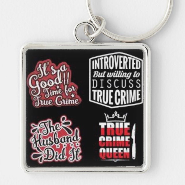 Chaveiro True Crime Fanatic Key Chain (Frente)