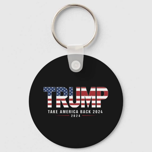 Chaveiro Trump 2024 Devolva a América Presentes Americanos  (Frente)