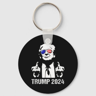 Chaveiro Trump 2024 Eleição Bandeira Americana Óculos de So