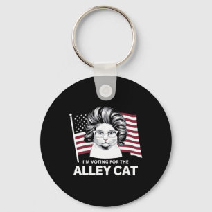 Chaveiro Trump 2024 Estou votando no Republicano Gato de Ru