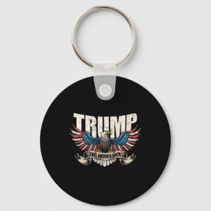 Chaveiro Trump 2024 Flag Toma América Byck Men Women Donald