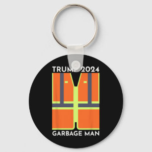 Chaveiro Trump 2024 Garbage Man Funny Garbage Patriots Supp