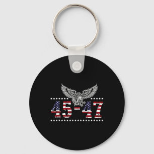 Chaveiro Trump 2024, Presidente 45 E 47, Bandeira Americana