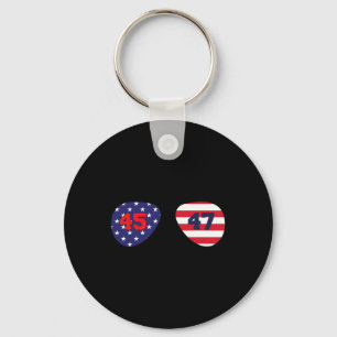 Chaveiro Trump 2024 Retome o Patriota Americano de Bandeira