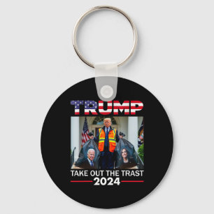 Chaveiro Trump 2024 Tira O Lixo Engraçado Do Lixo