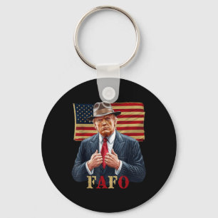 Chaveiro Trump 2025 American Flag Vintage Rua. Dia dos Patr
