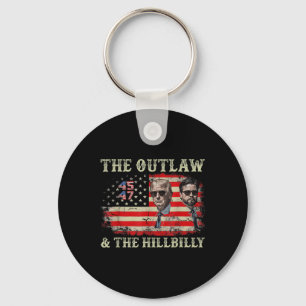 Chaveiro Trump 2025 Bandeira Fora da Lei Hillbilly J.d.vanc