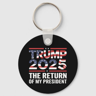 Chaveiro Trump 2025 O Retorno do Meu Presidente 47º EUA
