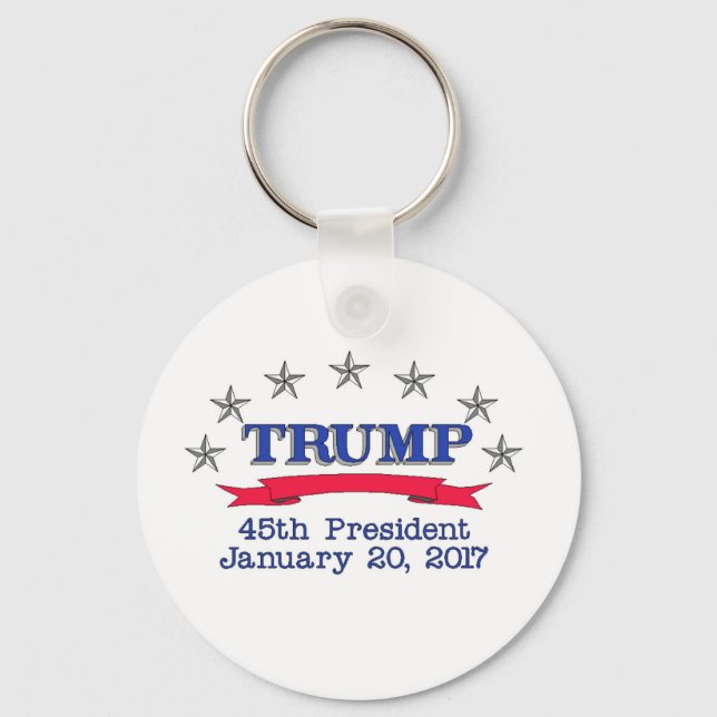 Chaveiro Trump 45º Presidente (Frente)