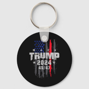 Chaveiro Trump 45-47 Mega Sinalizador Americano 2024 Eleiçã