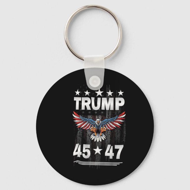 Chaveiro Trump 45 47 (no verso) (Frente)